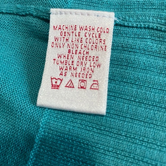 NWT NINE & Co. Collared Sweater With Snap On Sleeves/Collar Sz L - Picture 8 of 11